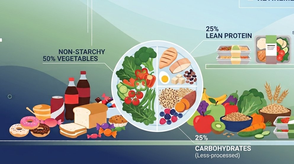 The Plate Method: A Simple Way to Build Any Meal