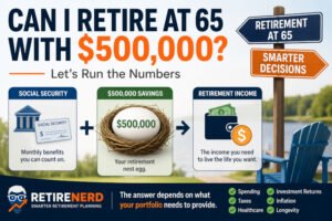 Can I retire at 65 with $500,000