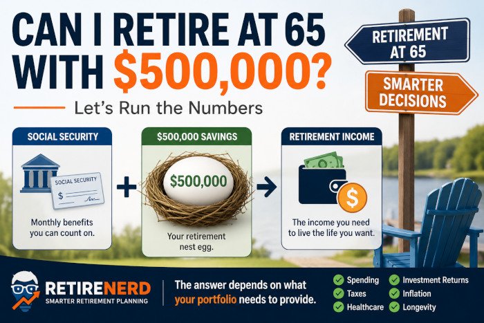 Can I retire at 65 with $500,000