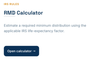 RMD-caculator