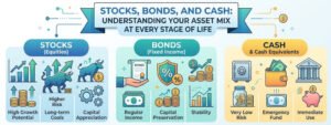 Stocks, Bonds, and Cash: Understanding Your Asset Mix at Every Stage of Life