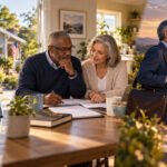 Three illuminated retirement paths symbolizing Social Security claiming choices at ages 62, 67 and 70
